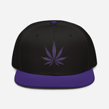 Purple Haze Marijuana Snapback Hat