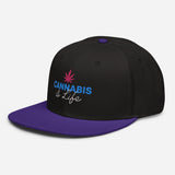 Cannabis is Life Snapback Hat