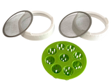 ZestiGreens Mason Jar Sprouting Lids & Green Onion Regrower