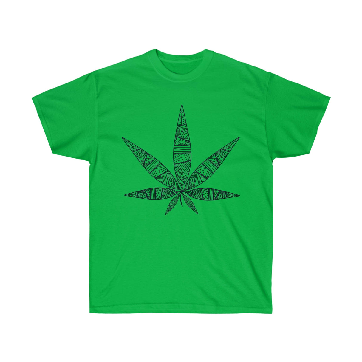 Tribal Marijuana Leaf Tee