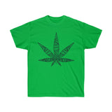 Tribal Marijuana Leaf Tee