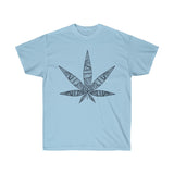 Tribal Marijuana Leaf Tee