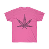 Tribal Marijuana Leaf Tee