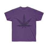Tribal Marijuana Leaf Tee