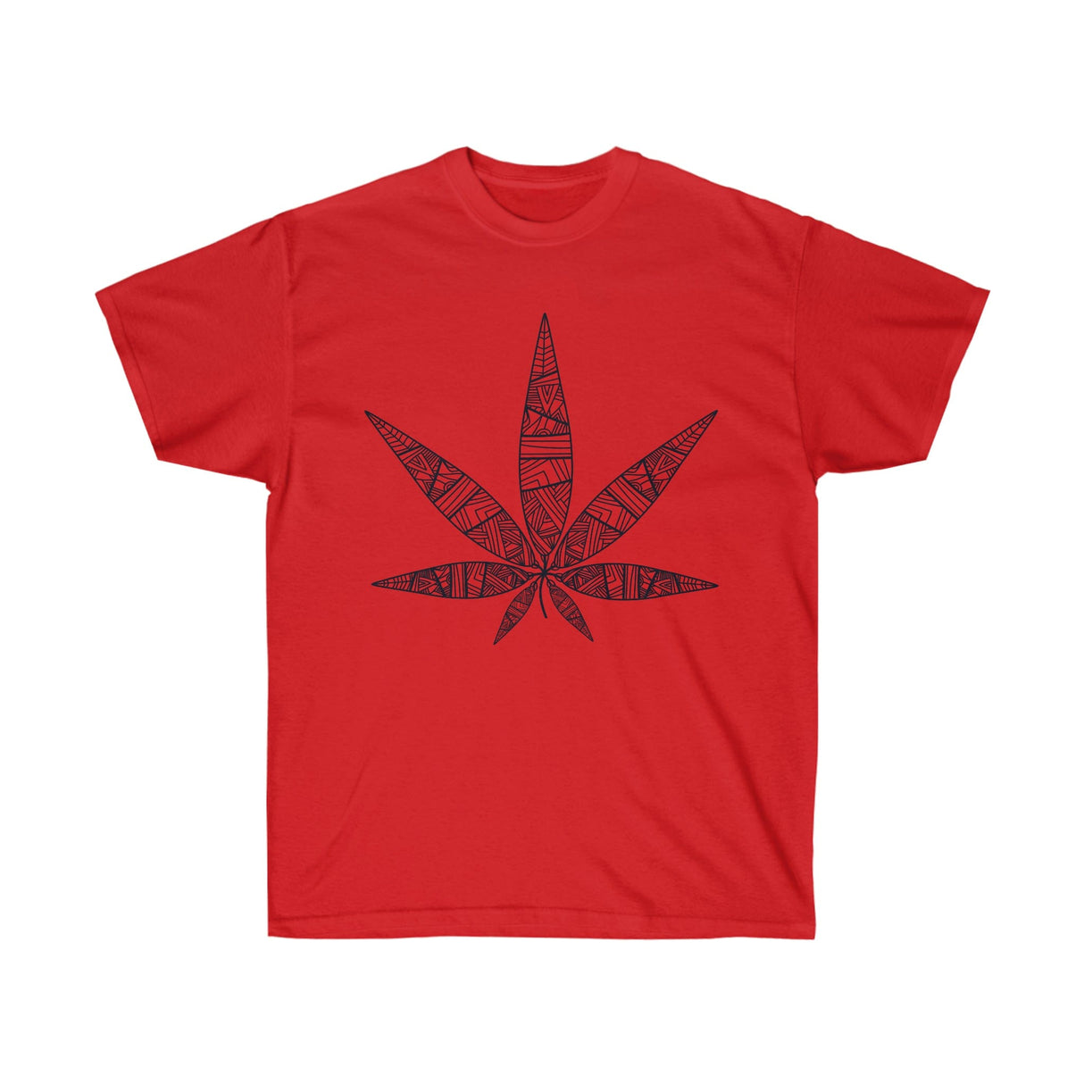 Tribal Marijuana Leaf Tee