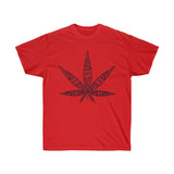 Tribal Marijuana Leaf Tee