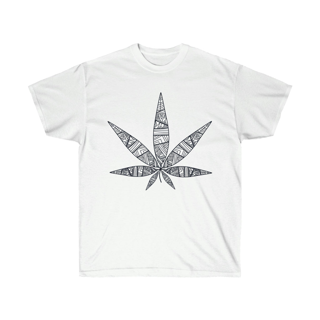 Tribal Marijuana Leaf Tee