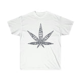 Tribal Marijuana Leaf Tee