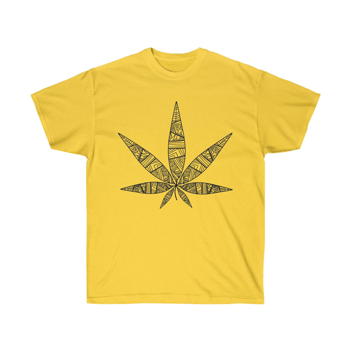 Tribal Marijuana Leaf Tee