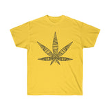 Tribal Marijuana Leaf Tee