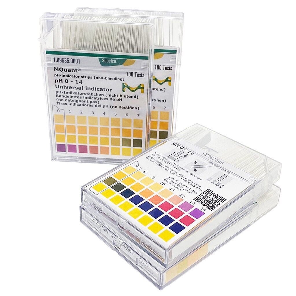 Sper Scientific Direct Universal pH Test Strips 0-14, Pack of 100