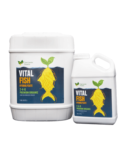 Vital Fish Hydrolysate 2-4-0 – Organic Liquid Fertilizer for Growth & Bloom