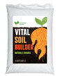Bag of Vital Soil Builder with a root illustration on a white background