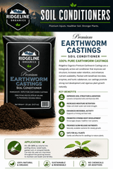 Ridgeline Organics Premium Earthworm Castings – Organic Soil Amendment