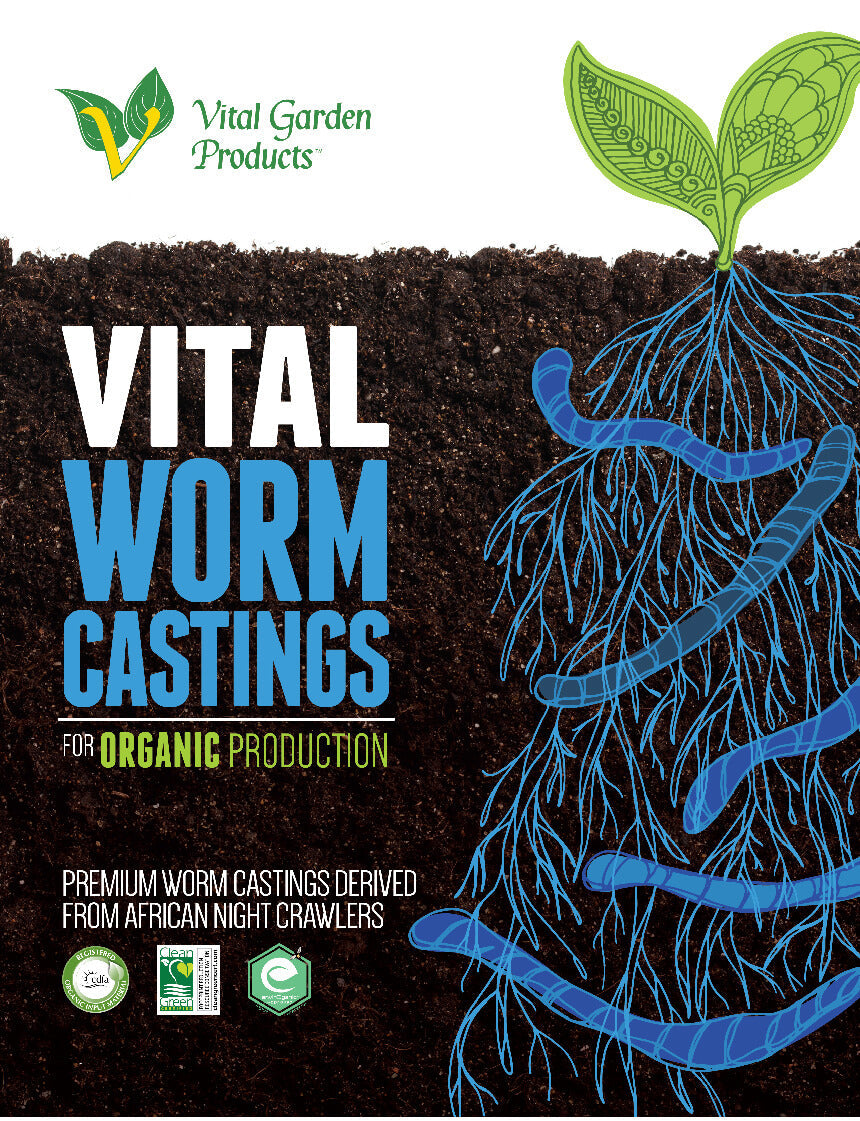 Vital Worm Earthworm Castings – Organic Soil Amendment & Compost Booster
