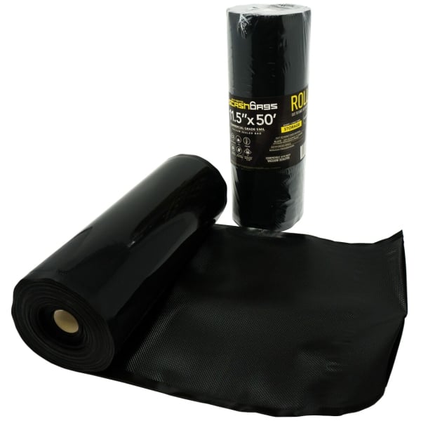 StashBags 11.5in x 50ft Vacuum Seal Roll Black