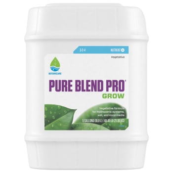 Botanicare Pure Blend Pro Grow (3-2-4), 5 Gallon