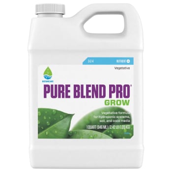 Botanicare Pure Blend Pro Grow (3-2-4), Quart