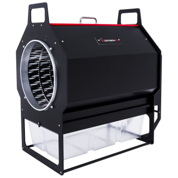 CenturionPro Dry Batch Trimmer Model 2 Front Angle View with Trim Bin