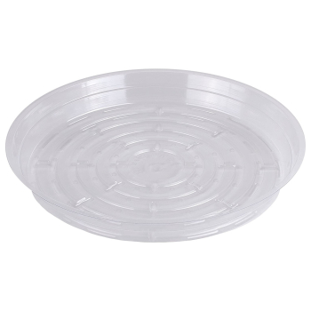 Clear Vinyl Saucer, 10 in (Pack of 10)