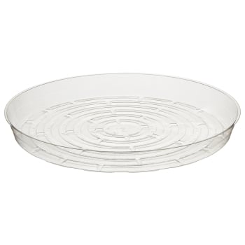 Clear Vinyl Saucer, 12 in (Pack of 10)