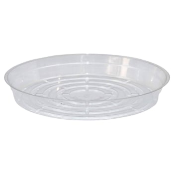 Clear Vinyl Saucer, 6 in (Pack of 25)