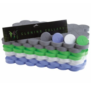 EZ-Clone Colored Cloning Collars (Pack of 35) with label