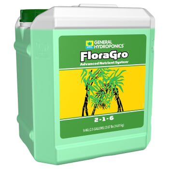 General Hydroponics FloraGro (2-1-6), 2.5 Gallon