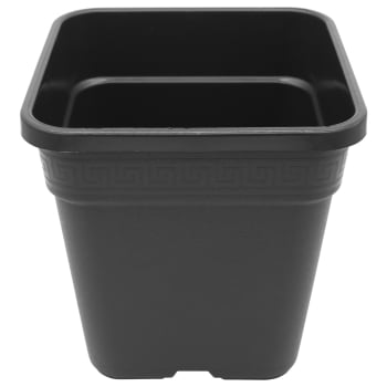 Gro Pro Black Square Pot, 1 Gallon (Pack of 10)