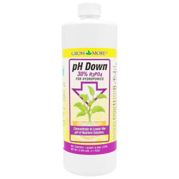 Grow More pH Down 30% (0-21.5-0), Quart