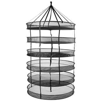 Grower's Edge Dry Rack With Clips, 3 ft - expanded