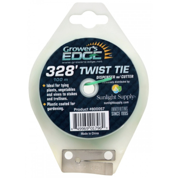 Garden Twist Tie Dispenser w/ Cutter - 328 ft