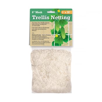 Polyester (soft) Trellis Netting 5' x 30', 6" mesh