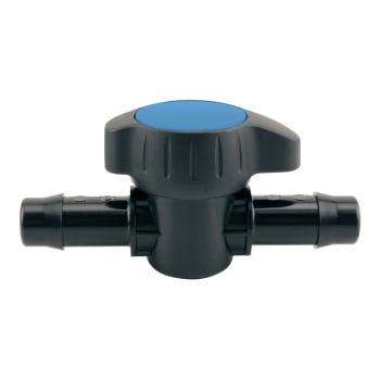 Hydro Flow Barbed Ball Valve, 1/2 in