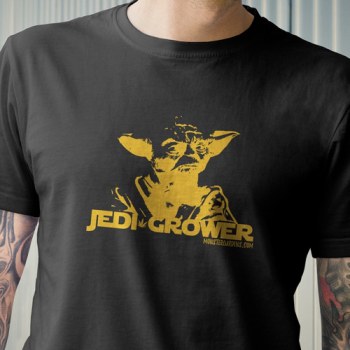 Monster Gardens Jedi Grower T-Shirt (Mustard Logo) - MENS