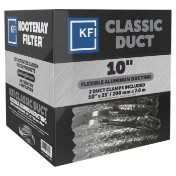 KFI Classic Aluminum Ducting, 10 ft x 25 ft