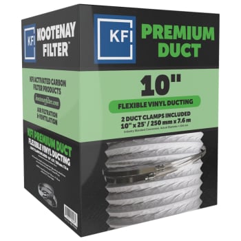 KFI Premium Vinyl Ducting, 10 ft x 25 ft