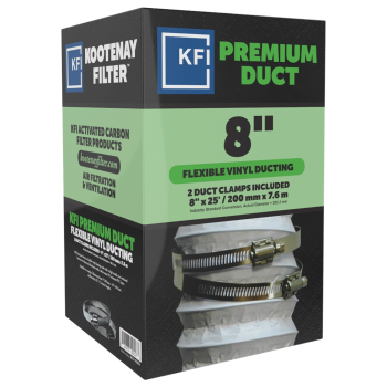 KFI Premium Vinyl Ducting, 8 in x 25 ft