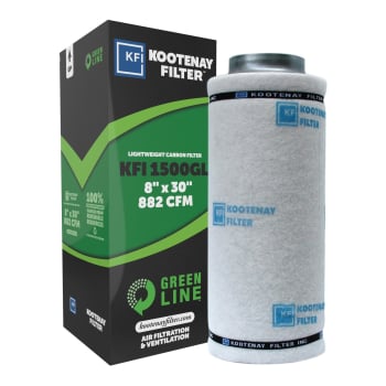 KFI 1500 Green Line Carbon Filter, 8 in x 30 in -  882 CFM