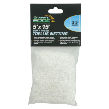 Polyester (soft) Trellis Netting 5' x 15', 3.5" mesh