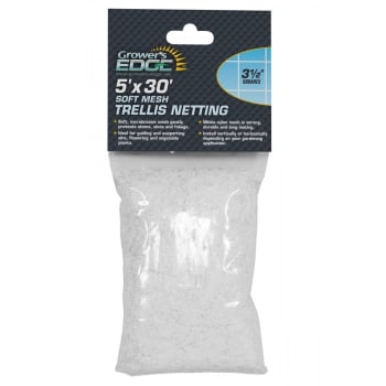 Polyester (soft) Trellis Netting 5' x 30', 3.5" mesh