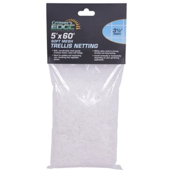 Polyester (soft) Trellis Netting 5' x 60', 3.5" mesh