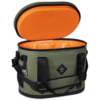 Revelry Supply The Captain 30 -  Cooler, Green - front, lid open