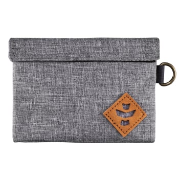 Revelry Supply The Mini Confidant - Small Stash Bag, Crosshatch Gray