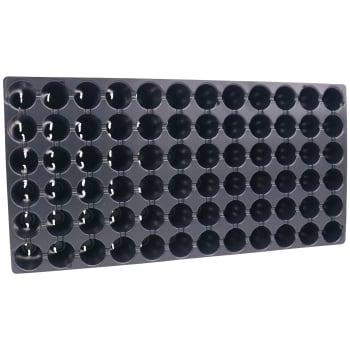 Seed Cell Plug Insert Tray, 72 Cells - 10 in x 20 in - Round Holes (Pack of 25)