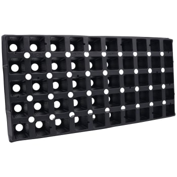 Seed Cell Plug Insert Tray, 72 cells - 10 in x 20 in - Square Holes - front view