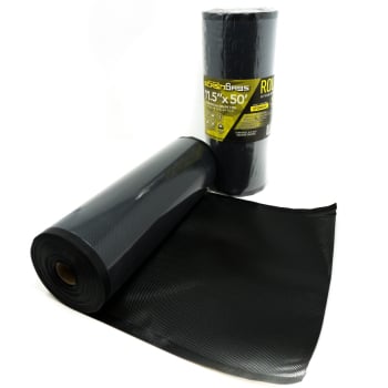 Symbys StashRoll –  Vacuum Seal Roll, Black & Clear