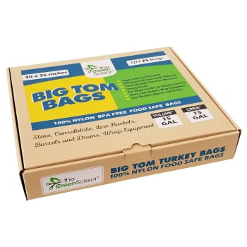 The Green Scissor Big Tom Turkey Bags 30 in x 36 in - Pack of 25