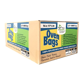 The Green Scissor Oven Bags, 16 in x 17.5 in - Pack of 1000