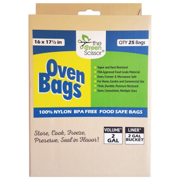 The Green Scissor Oven Bags, 16 in x 17.5 in - Pack of 25